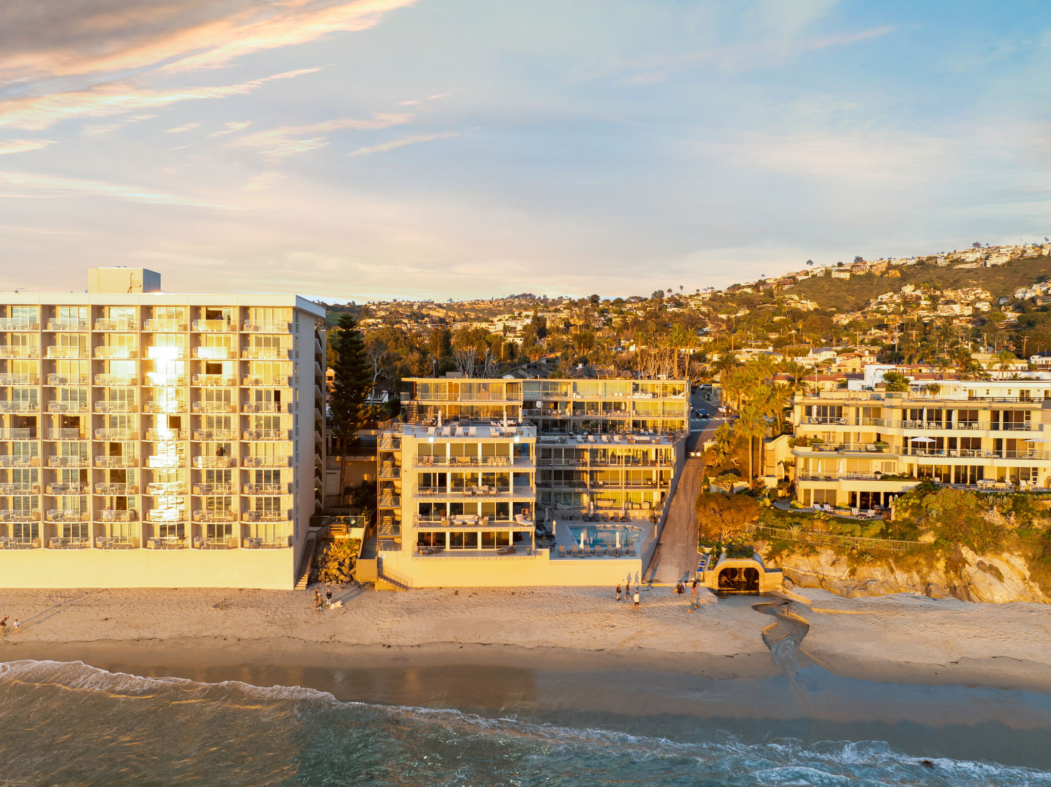 Oceanfront luxury condominium on South Coast Highway in Laguna Beach California